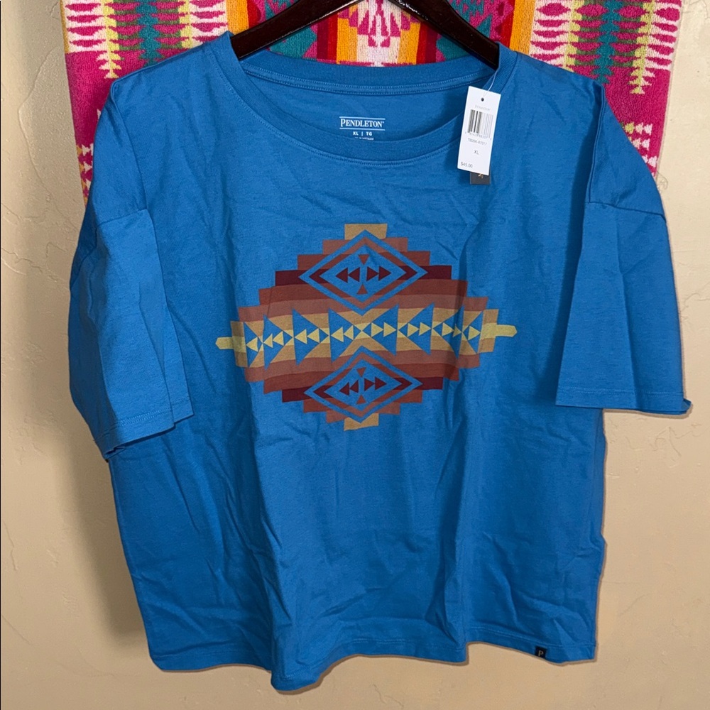 Pendleton women’s xl blue T shirt